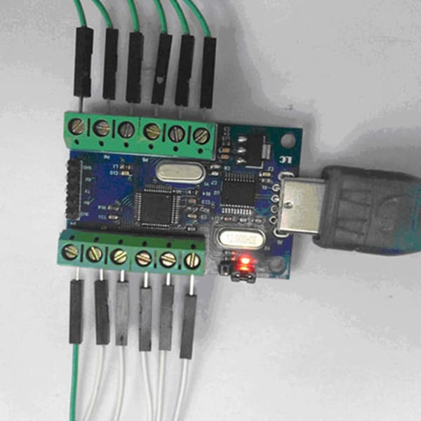 Nøyaktig STM32 12-bits AD-samplingsmodul 10-kanals ADC med USB-tilkobling