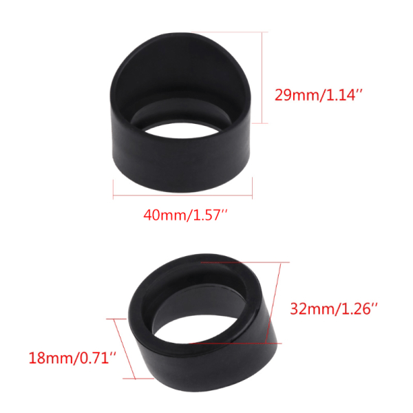 Cover Okularskydd mjukt gummi 36 mm diameter stereomikroskop delar