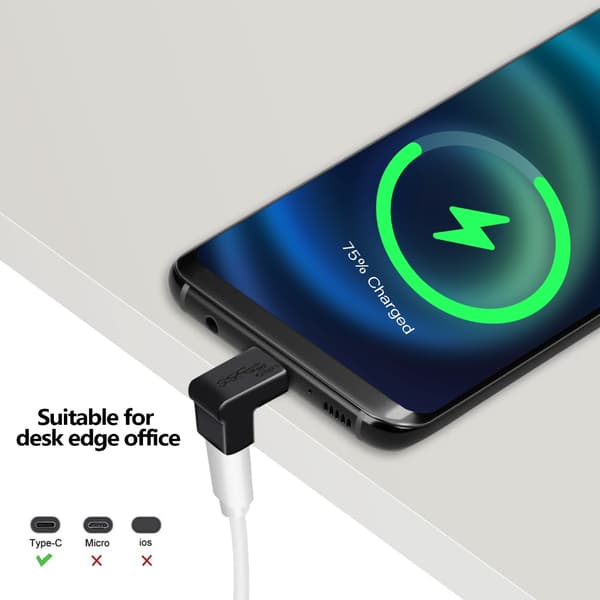 USB C Forlængere Adaptere Super Hurtig Opladning & Op til 10 Gbps Dataoverførsel null - C
