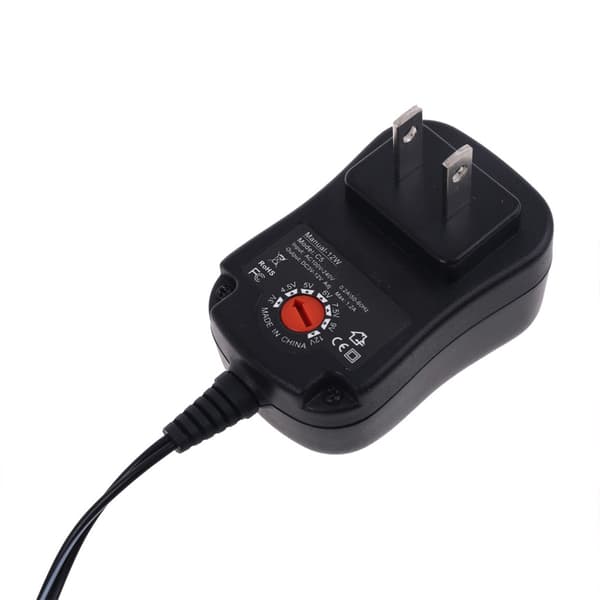 AC-DC 3V-12V strømadapter for 2-8 AA-batterier til LED-lysdekorasjoner UK
