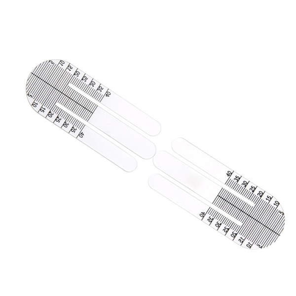 2 st/set Optisk PH-linjal Pupillhöjdsmätare Optometri PH-testare Lätt