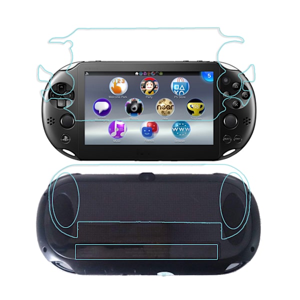 LCD-skydd för PSVita för PSV 1000 - Dammskyddande, Ultraklart, Hög Definition, Skyddande Film