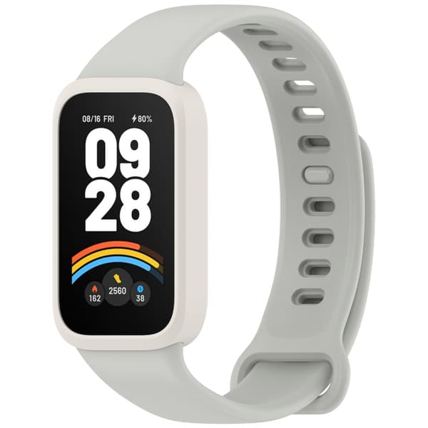Smartwatch Silikone Urrem Blød Urrem med Quick Release Design til Band 9 Active/til Band 3 Black