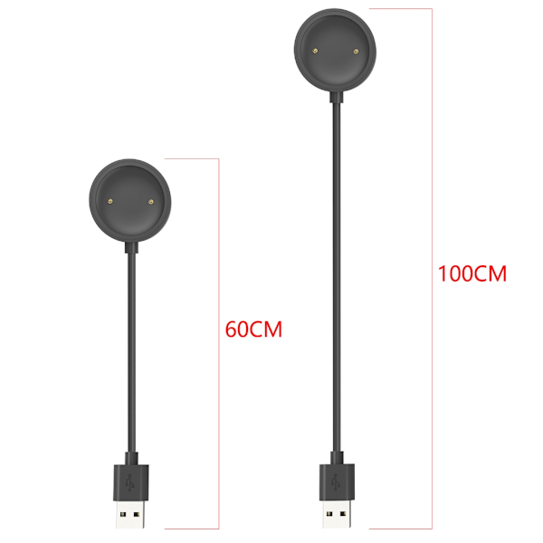 Strömadapter Laddare Ställ Dockningsstation USB-Laddningskabel Fäste - Lämplig för Mibro Watch A1 Överbelastningsskydd 60cm