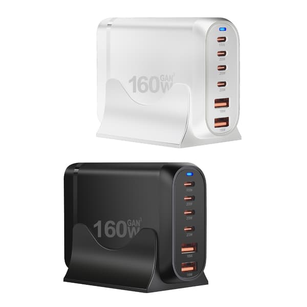 Høyeffektiv USB C-lader PD-lader for intelligent ladeelektronikk White EU