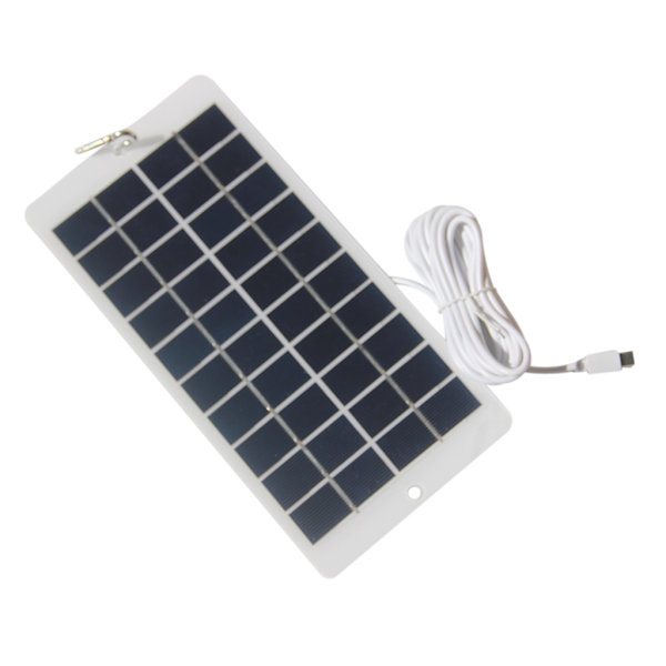 Bärbar Solpanel 4.5W 5V med USB C Säker Laddning Stabiliserad Batteriladdare