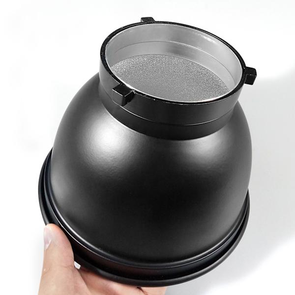 18cm Standard Reflektordiffusor för Bowen Mount Studiobelysning Blixt Standard Reflektoröverdrag Lampskärm Tallrik