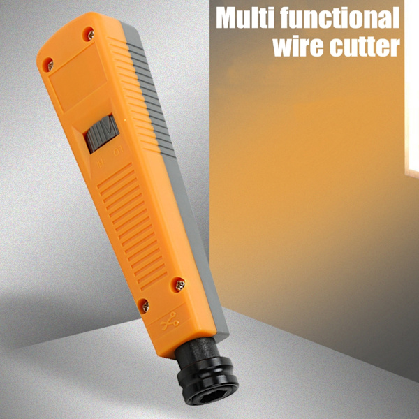 Professionell Ergonomisk Ethernet Punch Down-verktyg, Lätt Grepp, Lämplig för Nätverkskabelavslutning, Säker Installation