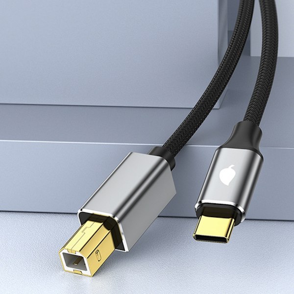 Hurtig USB Type C til USB B printerkabel til printere og scannere 3m
