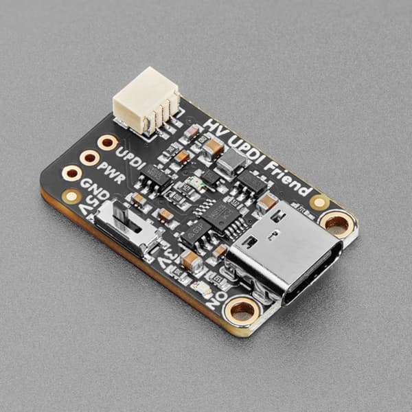 Liten UPDI USB-programmeringsverktøy inkluderer kort ledning for kretsutvikling