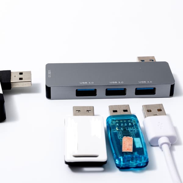 Aluminium USB3.0 Hubs Hurtig dataoverførsel Samtidig forbindelse til hjemmekontorer null - RS3624CC