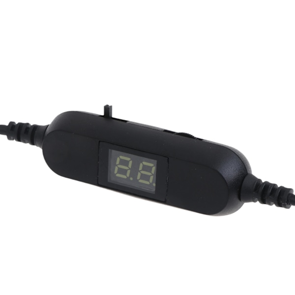 Universal 130 cm USB till 5,5x2,1 mm 1,3V-12V Justerbar Strömkabel Ersätter LR03 LR6AA 9V Batteri Justera Spänningssladd