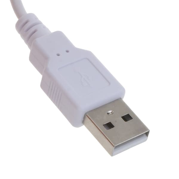 USB 2.0 han til DC 5.5mm x 2.5mm han strømkabel til routerhøjttaler LED-lys 2m