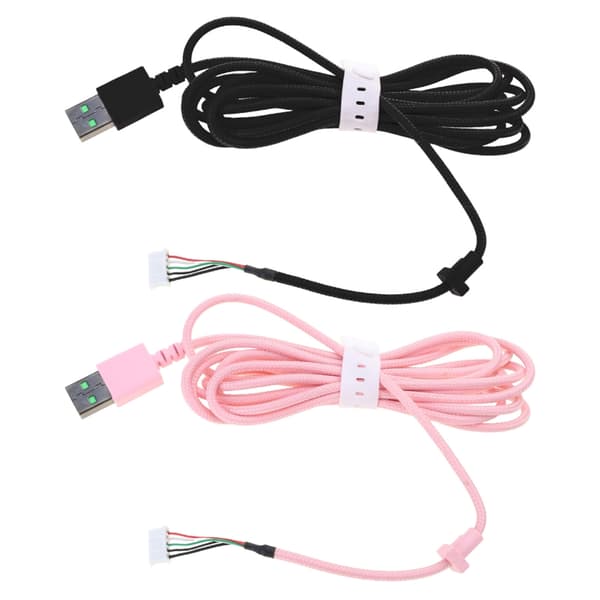 Erstatnings USB-hodetelefonkabel PVC-ledning for 7.1 V2 / Kitty Edition Black