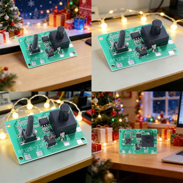 1,2V solcellelyskontrollkort med bryter og 8 moduser for DIY-prosjekter 3pcs