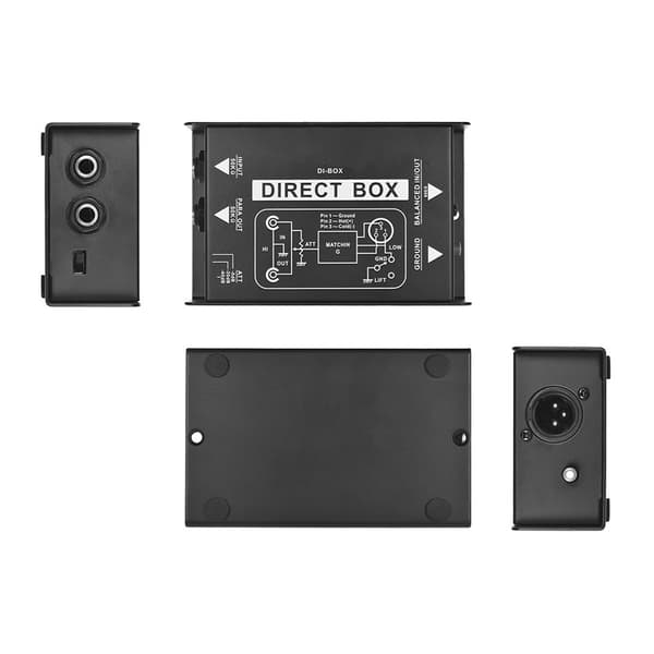 Professionell högpresterande passiv DI-box med linjemixer Passiv direktbox