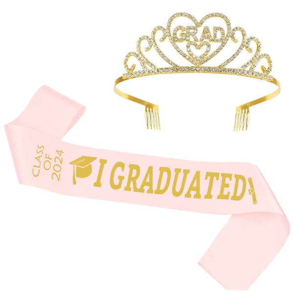 Dimissionskappe til universitets ceremoni Dimissions æreskappe/krone Gold Grad Crown