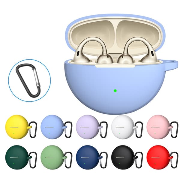 Silikonskyddsfodral för Clip2 Bluetooth-kompatibla hörlurar laddningsfodral Black
