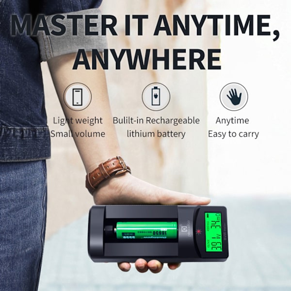 Handhållen Batteri Intern Resistans Testare Spänningstestare Analysator för Batteri