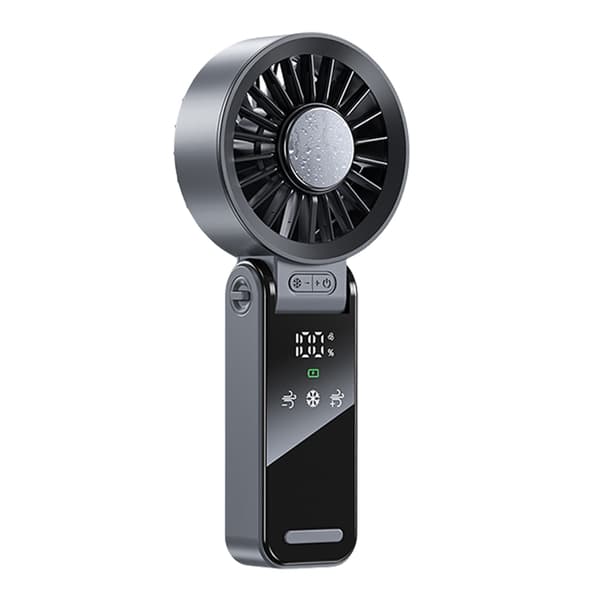 Håndholdt ventilator, lommeventilator, foldbar køleventilator, bordventilator med 100 hastighedsindstillinger