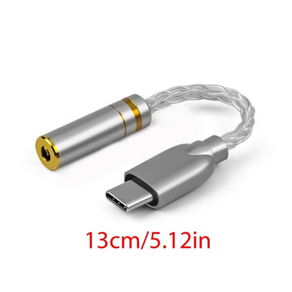 USB C 32bit 384KHz USB C - 3,5mm/2,5mm/4,4mm -sovitin ALC5686-sirulla, USB C -kuulokesovitin 3,5mm-sovitin 4.4mm
