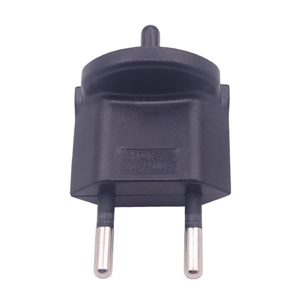 EU-adapter, europeiskt uttag, 3-polig stickpropp, 16A till 10A, 250V, internationell - universell europeisk resekontakt
