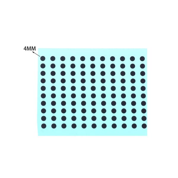 3mm/4mm rund ledende reparasjonstape knappefikseringstape polyestertekstur 3mm