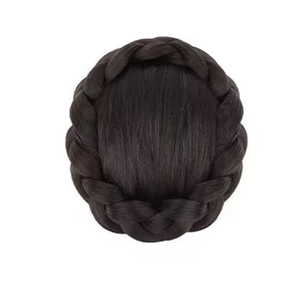 Flätad Hårknut Peruker Flätor Hårförlängningar för Flickor Fotografering Single twist braid