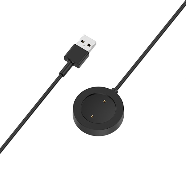 Laddningskabel Docka Strömadapter Sladd Laddare för Haylou-RS3 LS04 Black