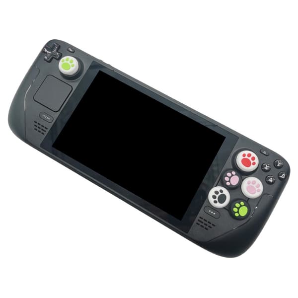 Katteklo Joystick Caps Bløde Silikone Tommelfingergreb Caps til Steam Deck Kawaii-Knap Cover Skin Decal Tilbehør 5 Par