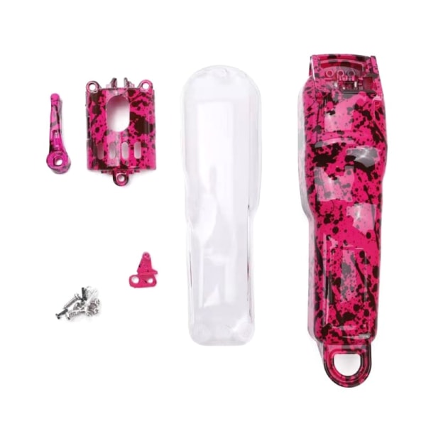 Elektrisk hårklippare för Shell Kit Camouflage Trimmer DIY Cover för Wahl 8148/8 Pink