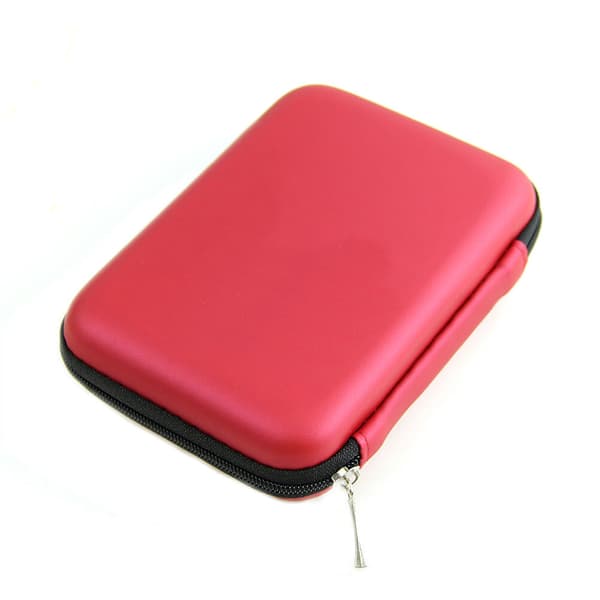 För 2,5\" USB extern för WD HDD hårddisk skyddande handväska för fodral Red