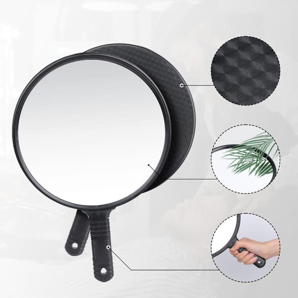 Hållbarhet ABS Handspegel Perfekt för Makeupartister Hemmabruk Bekvämt Grepp