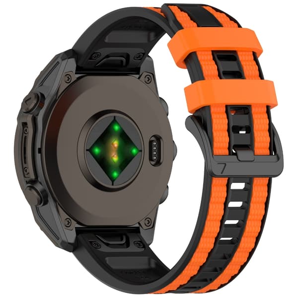 Silikone urremme til Approach S62 8 7XP Unisex Quick Released Rem Lime gray 26mm