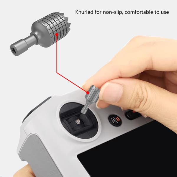 2 stk./sæt udskiftningspinde til Mini 4 professionelle controllere skridsikkert greb Black RC RC 2
