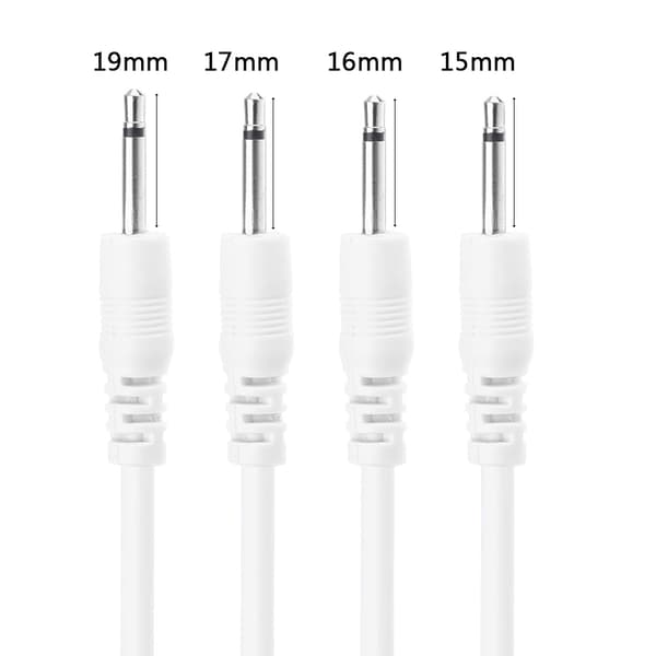 for strømadapterplugg USB-konverter 2,5 mm høyttaler ladekabel strømledning 16mm