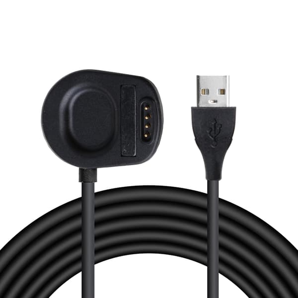 Sort Opladningsbase Magnetisk Oplader Dock Kabel Strømadapter Passer til Suunto7