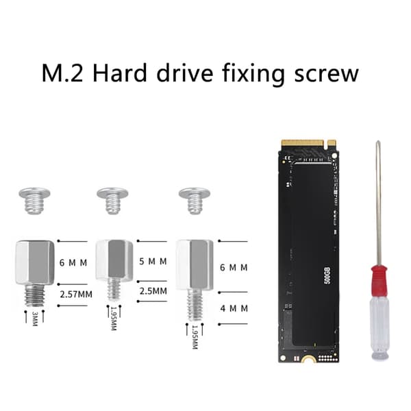 M.2 Skrue SSD Installasjon Essensielt For Datamaskiner M.2 Mutter for Elektronikk For Gigabyte M2 Nut