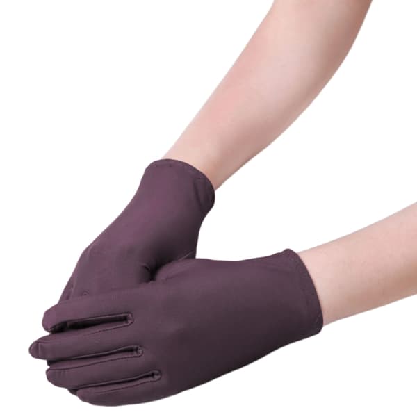 1 par professionelle juvelerhandsker elastisk foring mænd kvinder åndbare vanter salgsassistent tilbehør Light gray