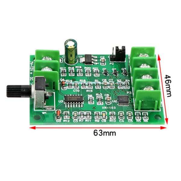 Solid Motor Driver Board til 3-leder eller 4-leder børsteløse motorer Controller Board