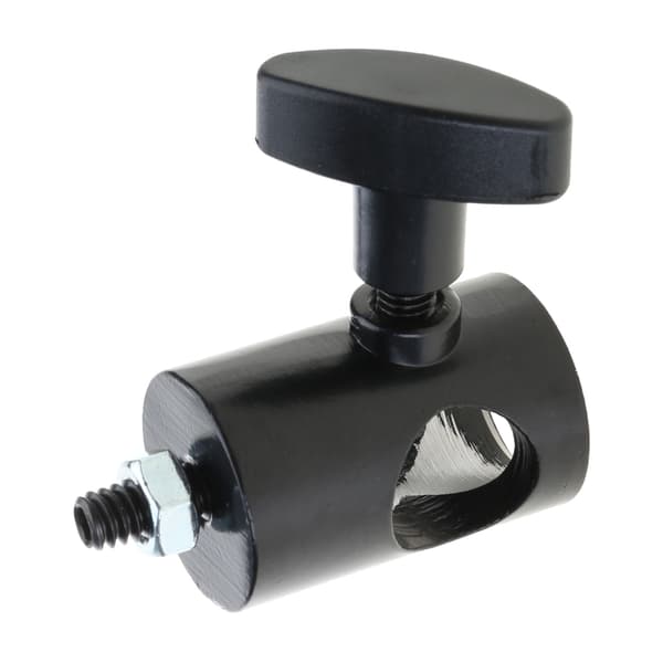 Hurtigadapter Konverter til Lysstativ Speedlight 3/8 Tommer Stud til 1/4 Tommer White Color 45661