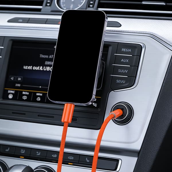Standard USB C til 3,5 mm lydkabel for sømløs musikk- og samtalekvalitet O