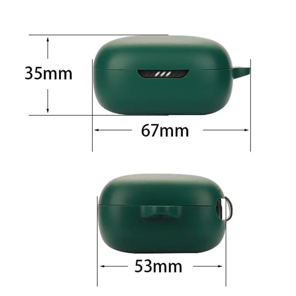 Fodral för JBLLive Pro 2 Headset Silikon Slagtåligt Skydd Stötsäkert Co Deep blue