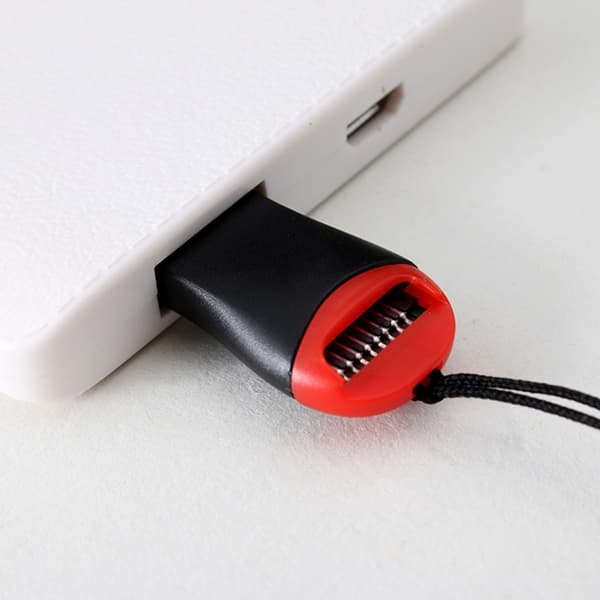 USB 2.0 Micro SD SDHC TF Flash Hukommelseskortlæser Skriver Hængbar Fløjte-