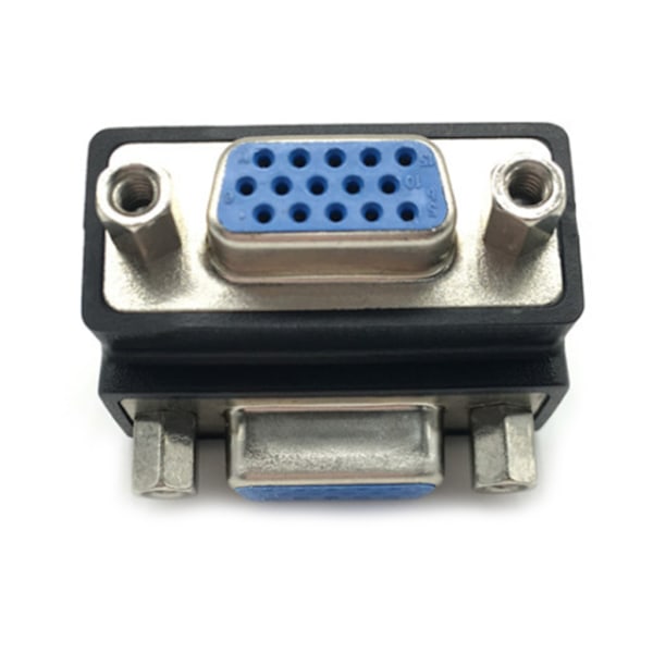 VGA Höger Vinkel 15 Hon till 15 Hon 90° Adapter för Projektorer LCD