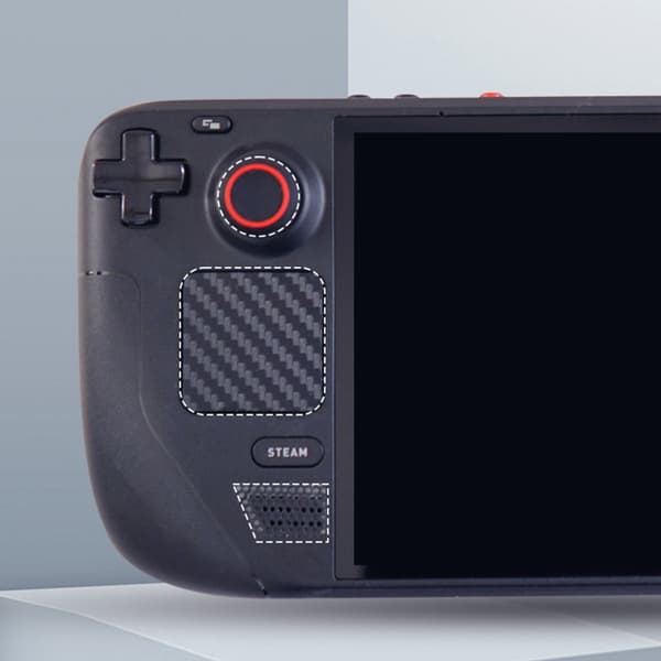 Silikone Joystick Hætte Øretelefon Støvpropper Støvtæt Sæt til Steam Deck Host Red