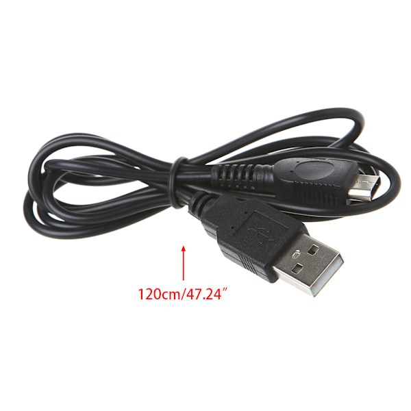 1,2 m USB-strömkabel för laddning av Gameboy Micro för GBM-konsol
