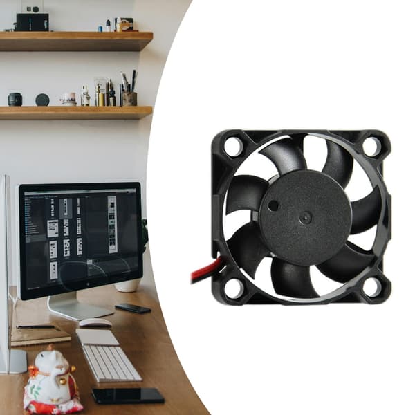 40mm 5V 12V 24V 3D Printer Køleventilator med Dobbelte Kuglelejer til Elektronik null - 12V