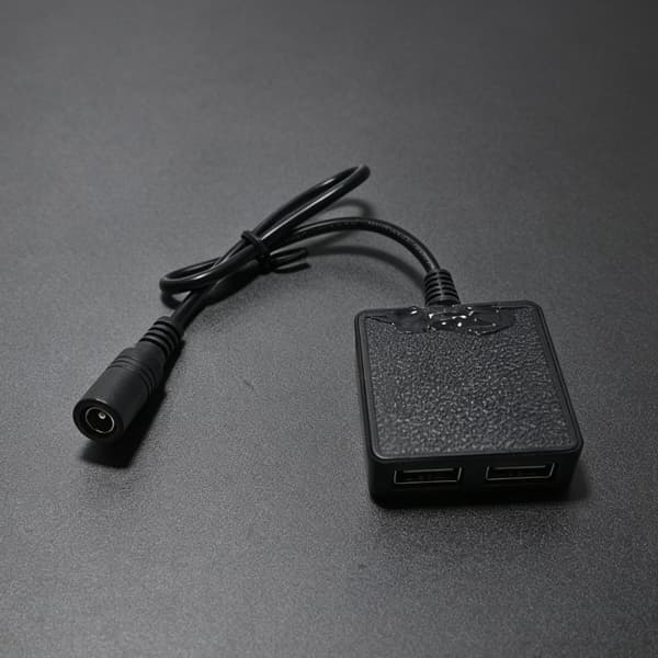 5V3A hurtigladeadapter Solar spenningsregulator 5v-30v for solcellepanel USB-lader for telefonkamera ladeadapter 28cm