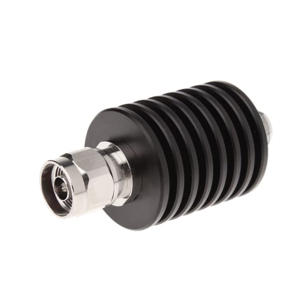 30W N Typ DC-3GHz Koaxial Fast Dämpare Frekvens 3GHz N Fasta Kontakter Silver